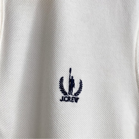JCrew Polo Shirt Boxy Crop Preppy Resort Golf Quiet Luxury Old Money Vintage S - Picture 8 of 13